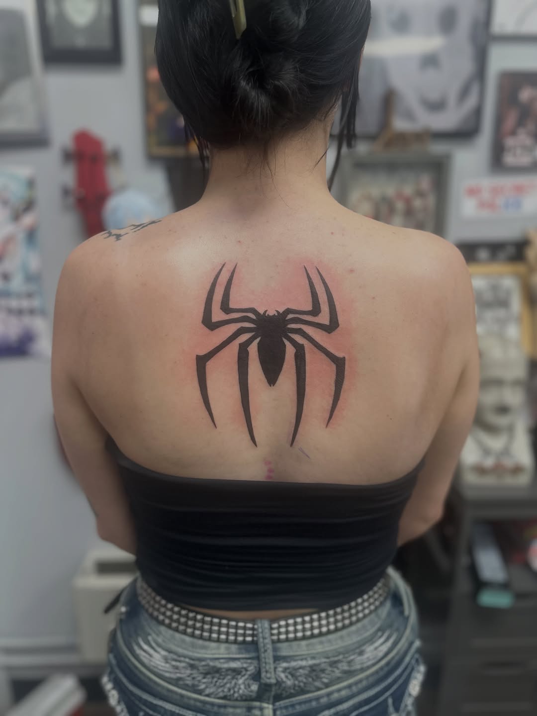 Tattoo by @dillusional.ink — blackwork