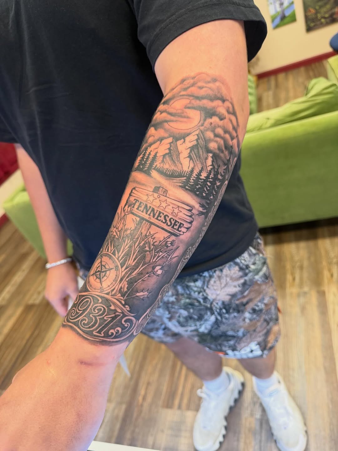 Tattoo by @hatchetfoot_art — black_and_grey, realism