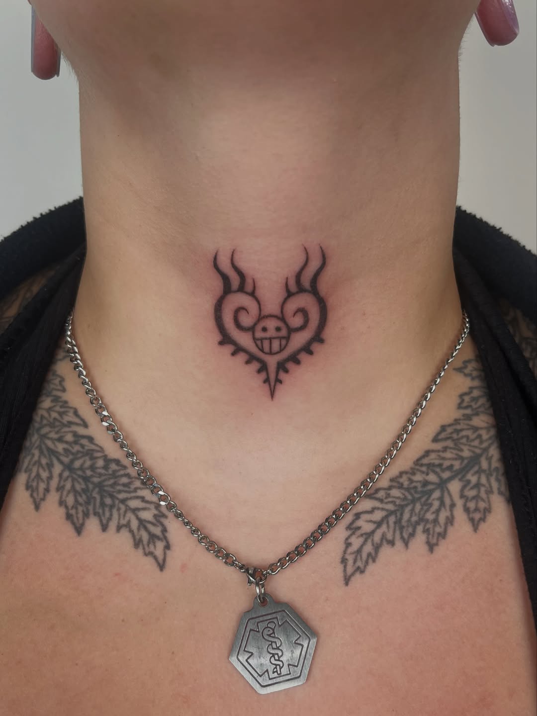Tattoo by @needleshark — blackwork
