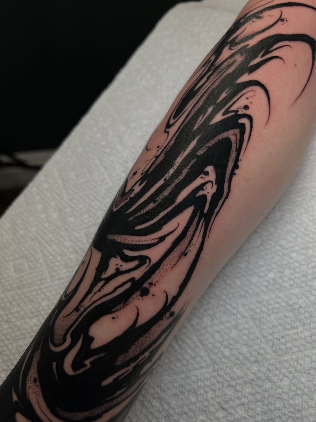 Tattoo by @jamesfoltz — blackwork, illustrative
