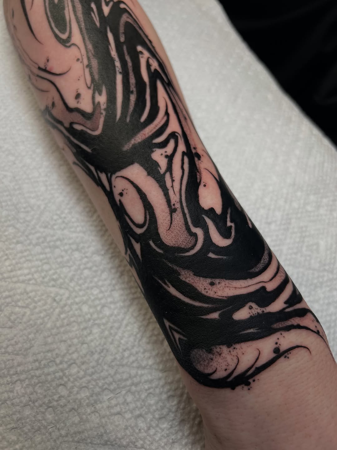 Tattoo by @jamesfoltz — blackwork, illustrative