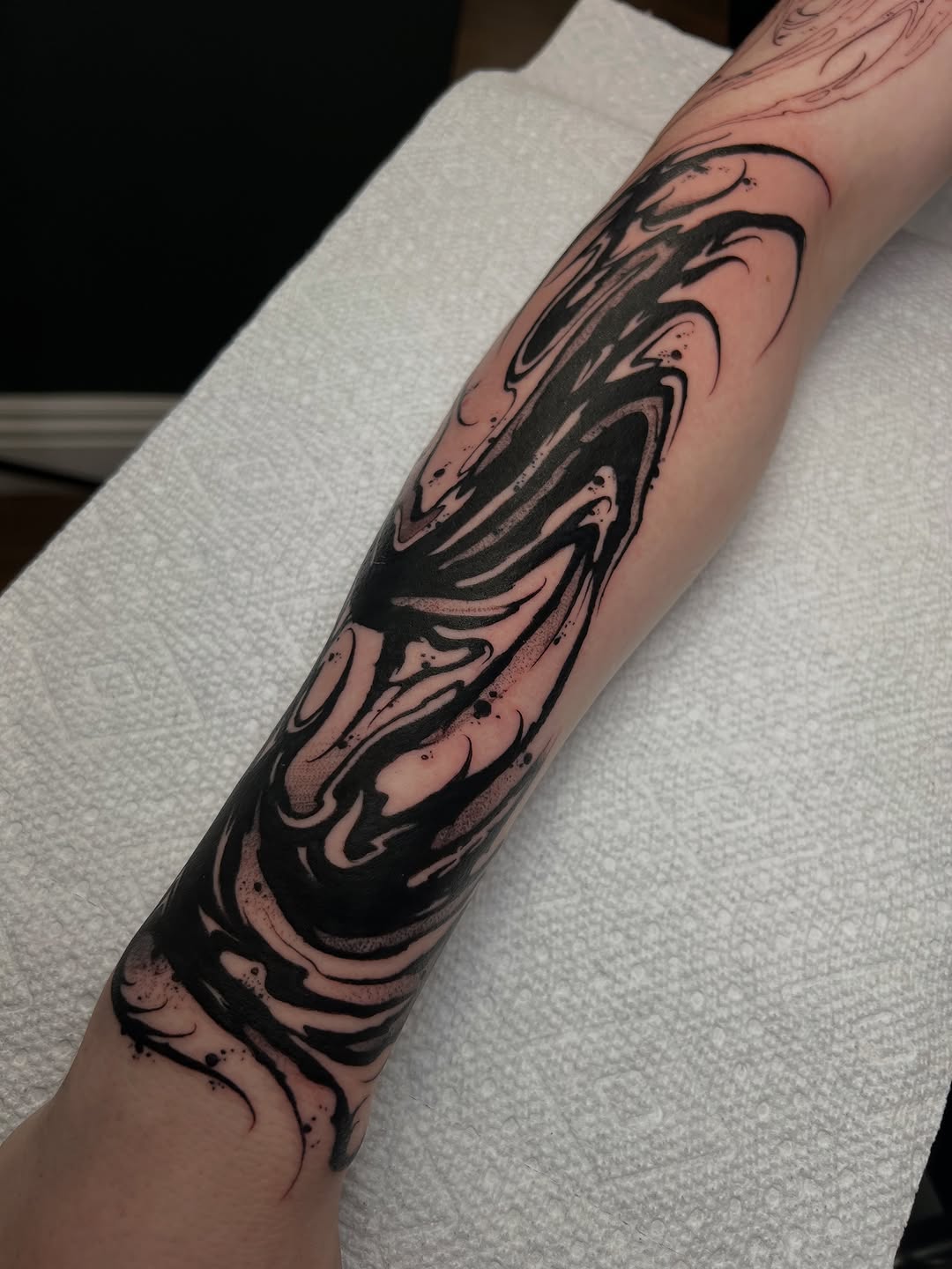 Tattoo by @jamesfoltz — blackwork, illustrative