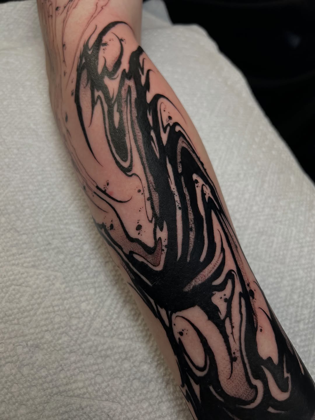 Tattoo by @jamesfoltz — blackwork, illustrative