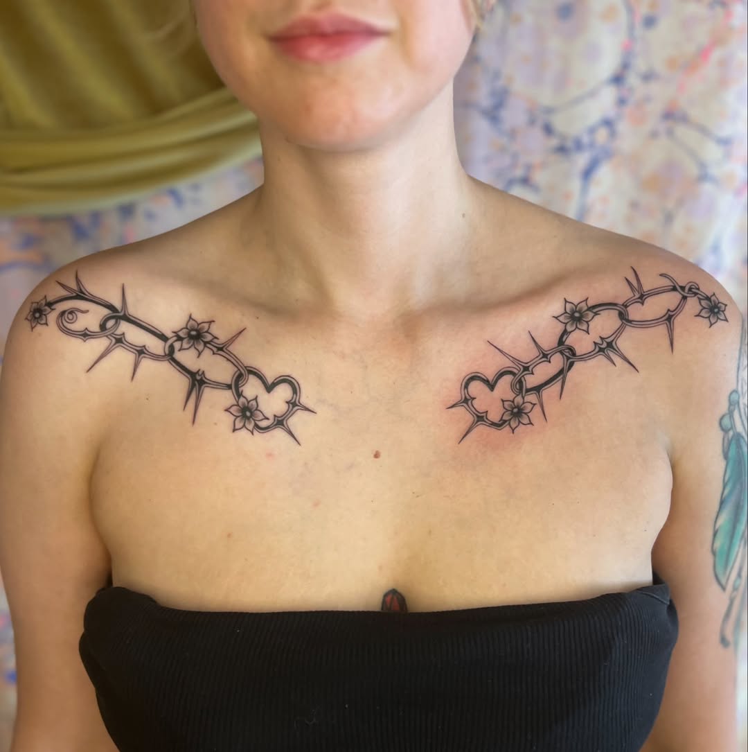 Tattoo by @thineownself.tattoo — fine_line, black_and_grey