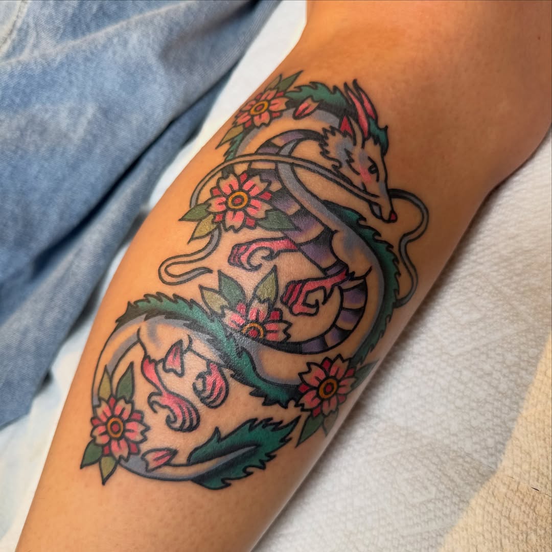 Tattoo by @elleyax — anime, new_school