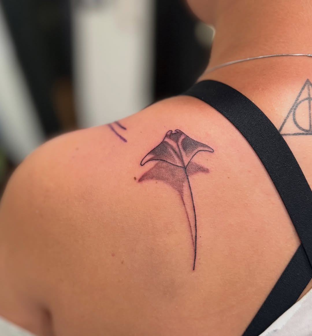 Tattoo by @maddyctattoos — fine_line, black_and_grey
