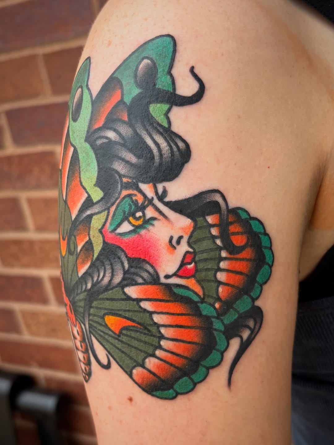 Tattoo by @asecularhazer — american_traditional, illustrative