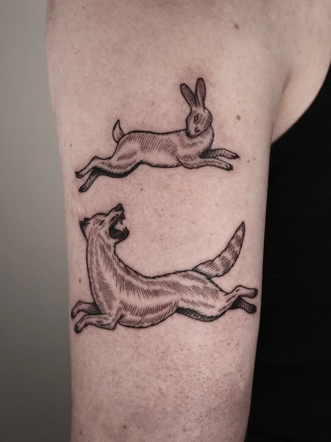 Tattoo by @nocool_kim — illustrative, black_and_grey
