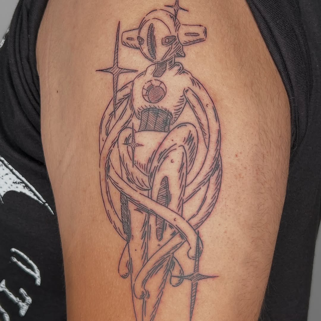 Tattoo by @jusan.tattoos β illustrative, sketch