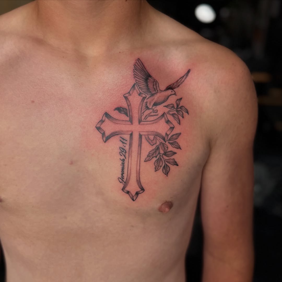 Tattoo by @kreidler_inks — lettering_script, black_and_grey