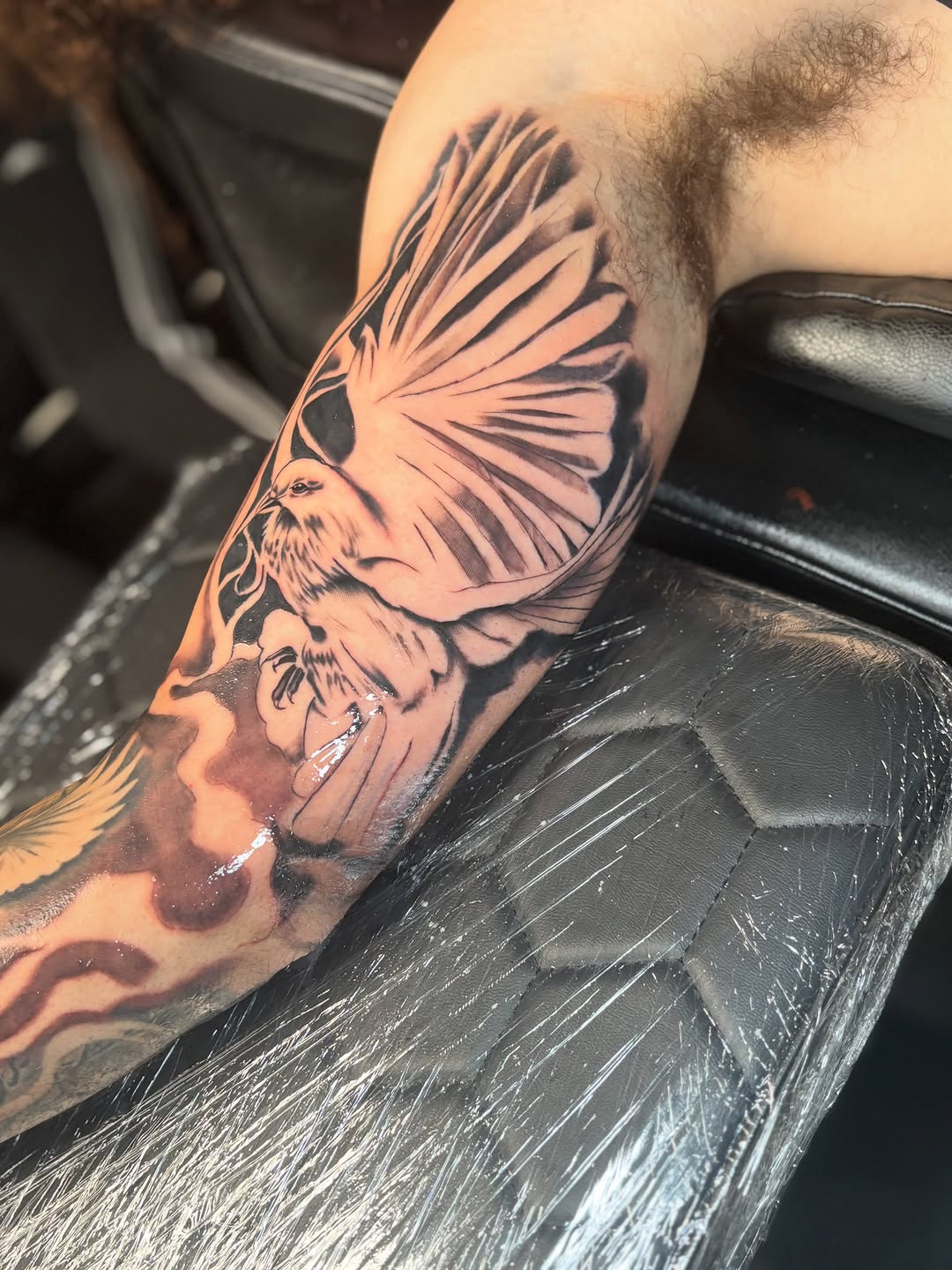 Tattoo by @tatboy_k — realism, black_and_grey