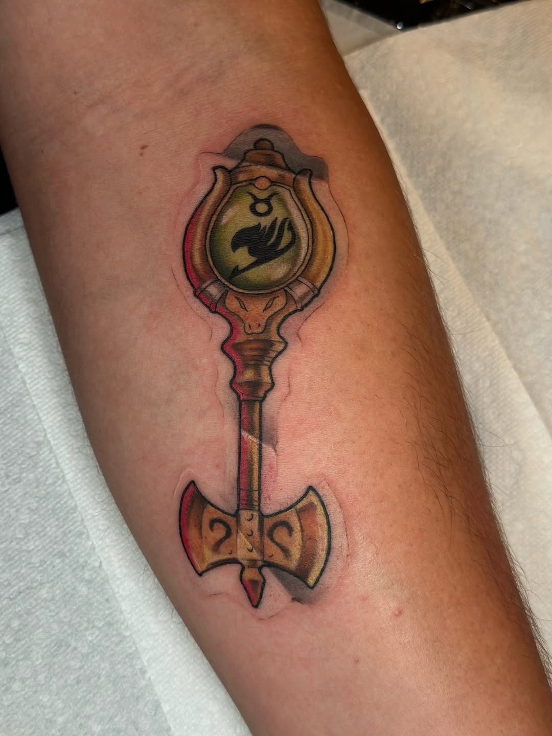 Tattoo by @tattooz_by_trent — anime, realism