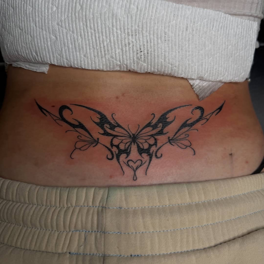 Tattoo by @kreidler_inks — blackwork, ornamental