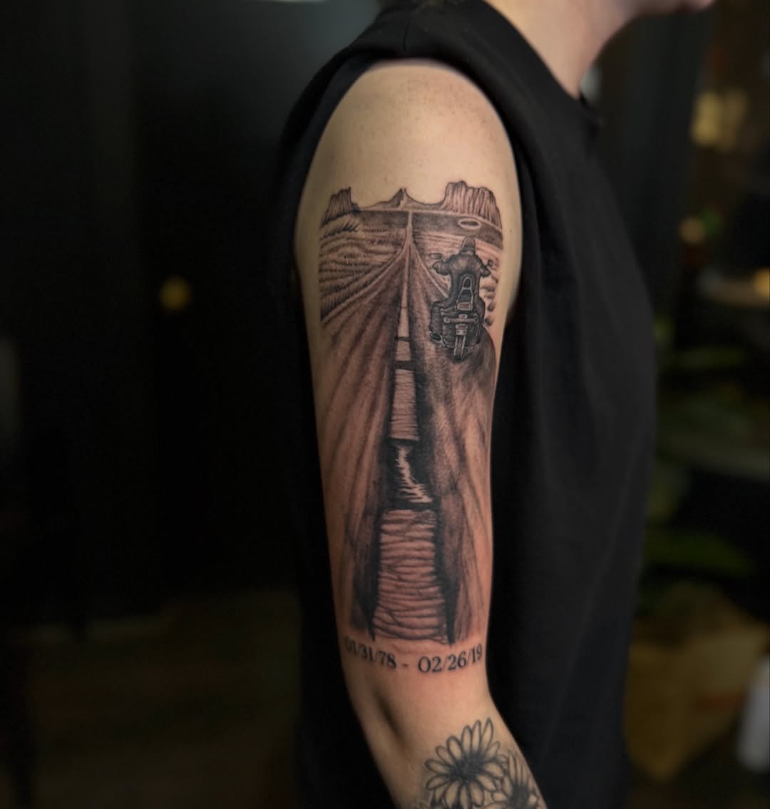 Tattoo by @kreidler_inks — realism, black_and_grey