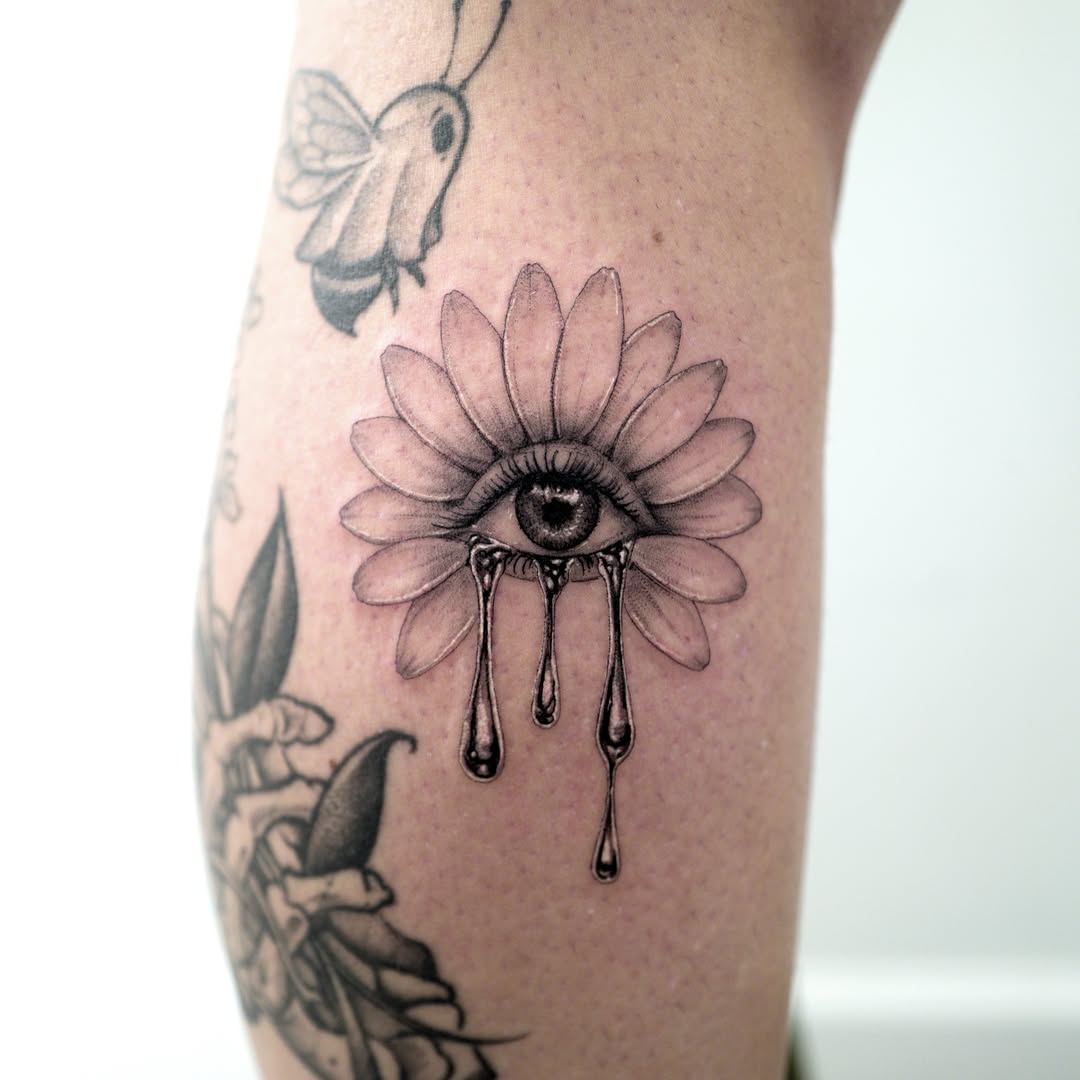 Tattoo by @rossclarktattoos — black_and_grey, realism