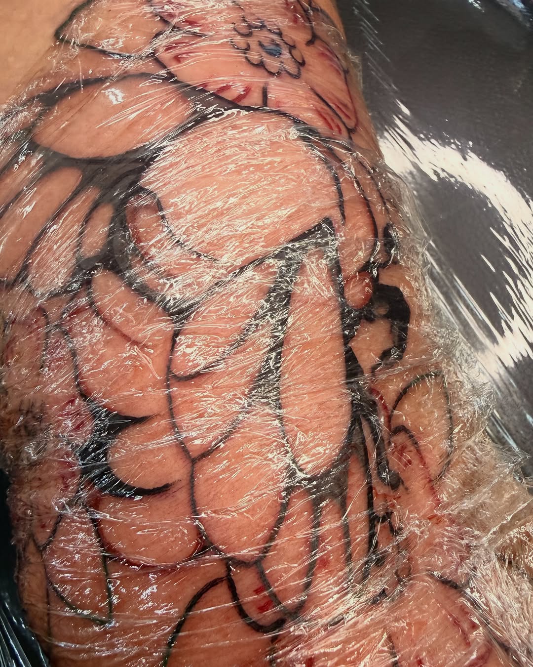 Tattoo by @radrattyripper — blackwork