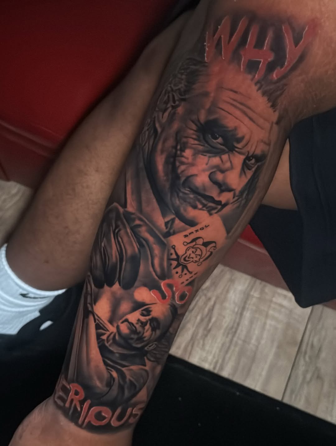 Tattoo by @crea8tive_director โ realism, dark_realism