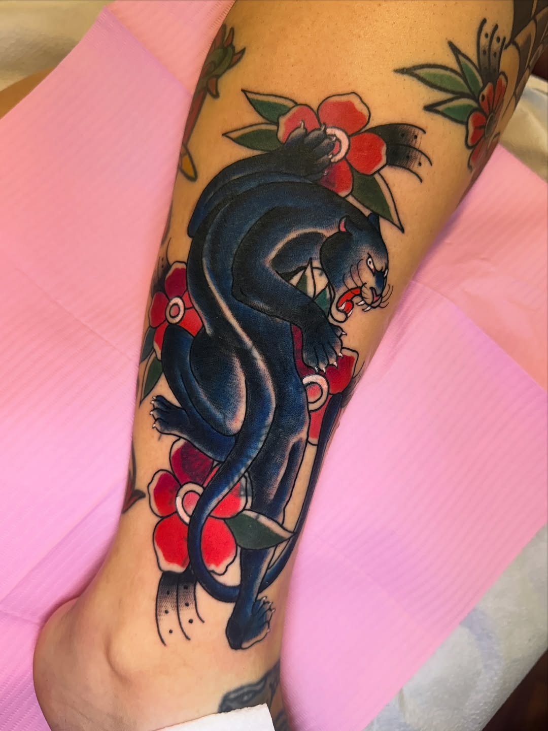 Tattoo by @cassietattoos — american_traditional, illustrative