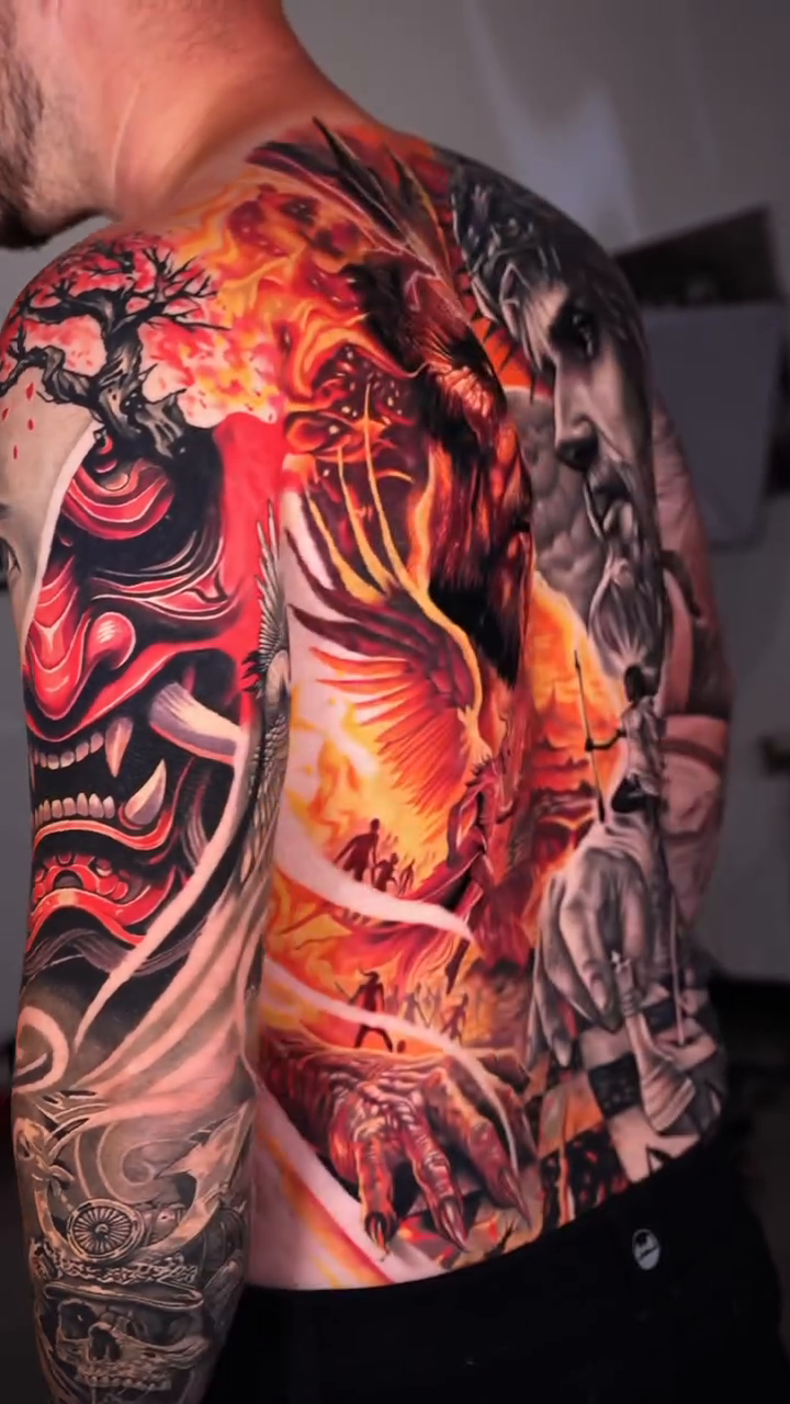 Tattoo by @andylqb โ japanese_irezumi, realism