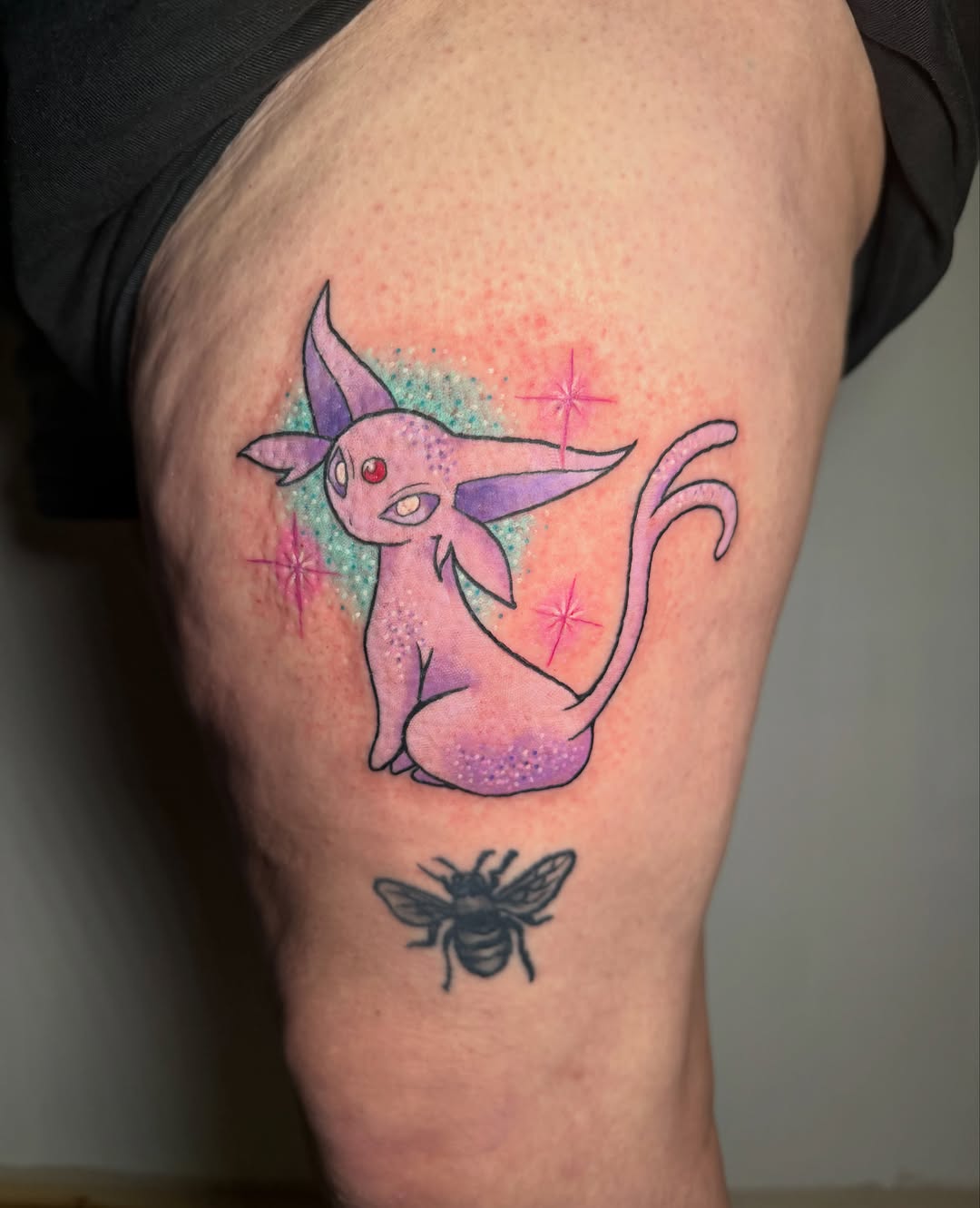 Tattoo by @glittergutstattoos — anime, new_school