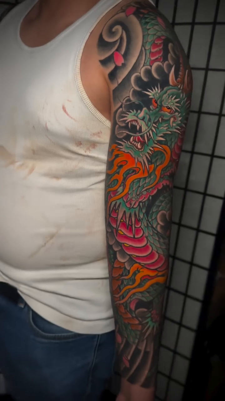 Tattoo by @nickcarusotattoo — japanese_irezumi