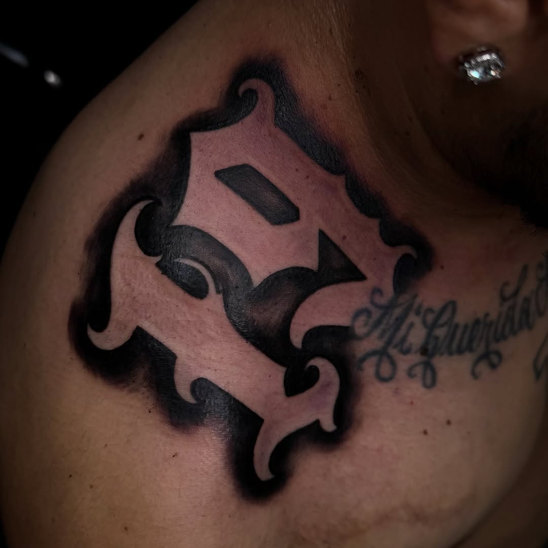 Tattoo by @tattsbymula — lettering_script, black_and_grey