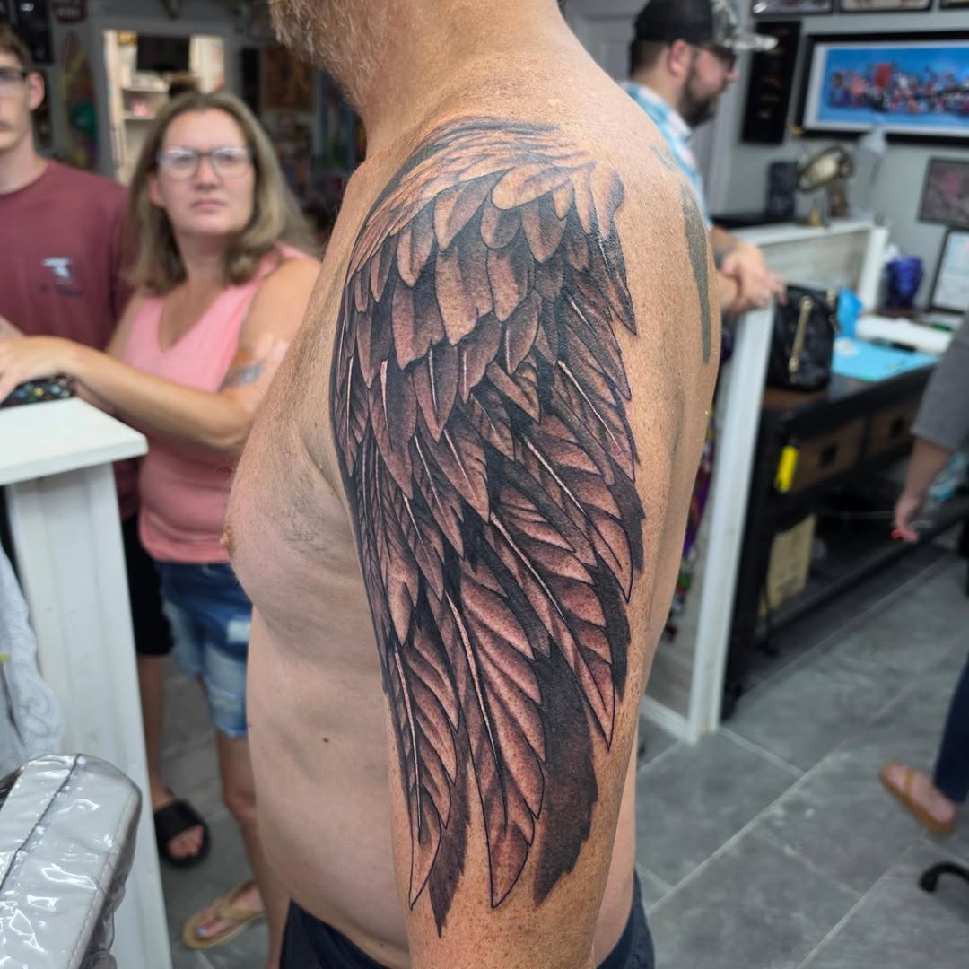 Tattoo by @tattoosbyjstar — realism, black_and_grey