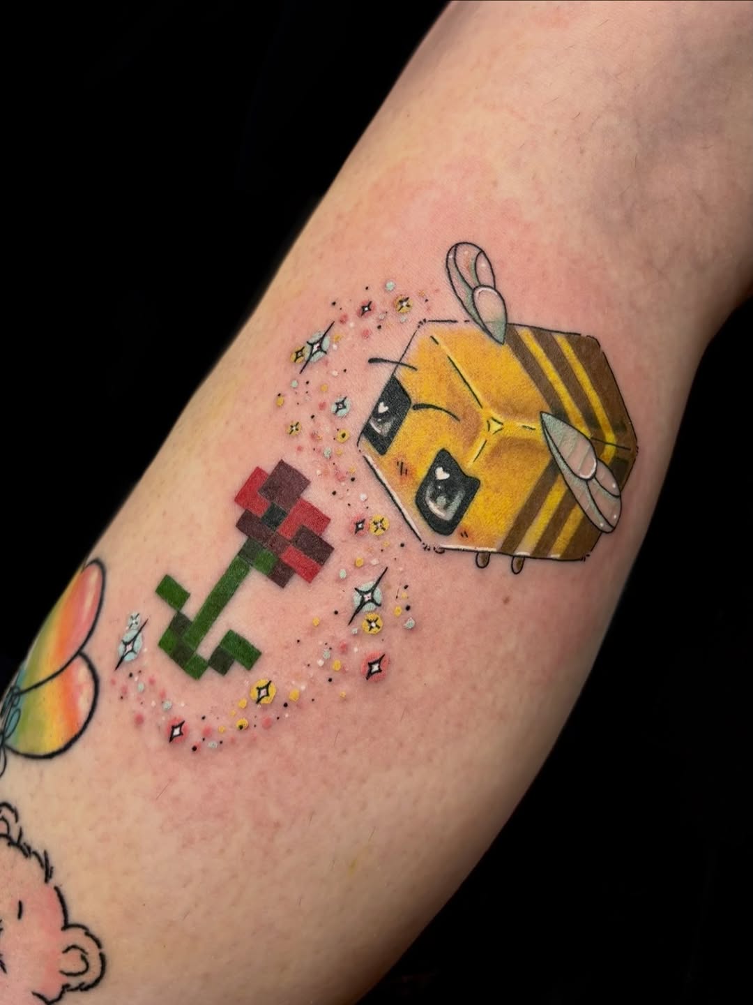 Tattoo by @katscratchtattooss — new_school, anime