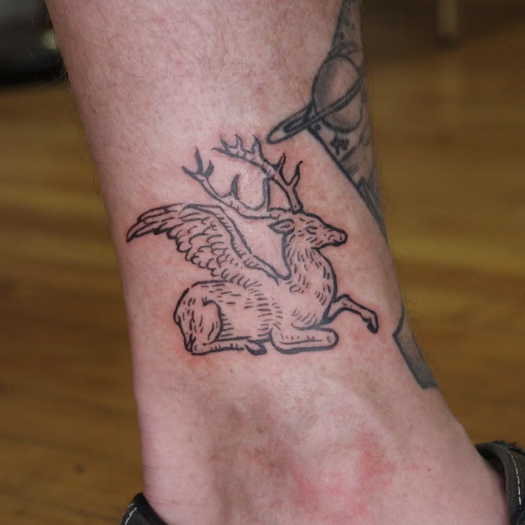 Tattoo by @lipchaktattoo โ blackwork