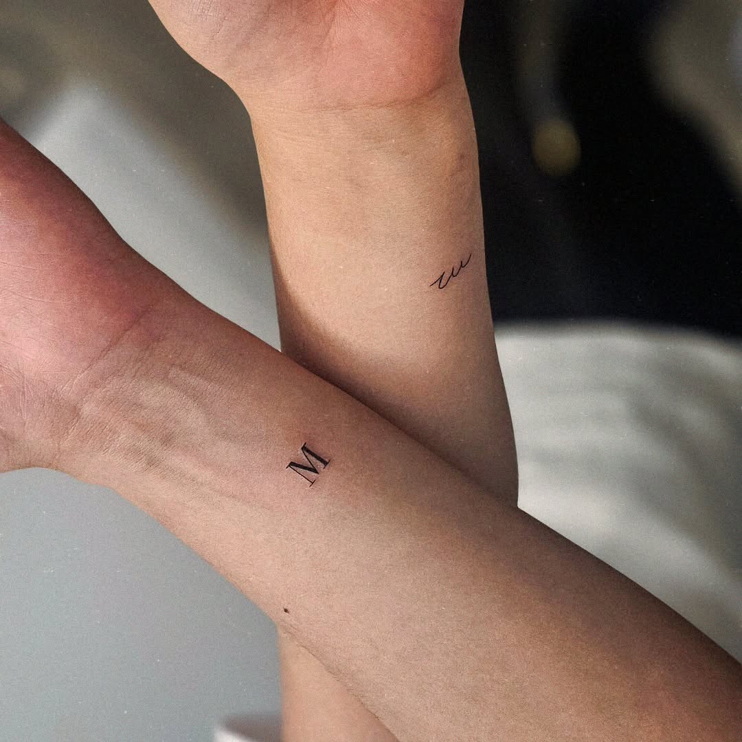 Tattoo by @potat_too_ — lettering_script, fine_line