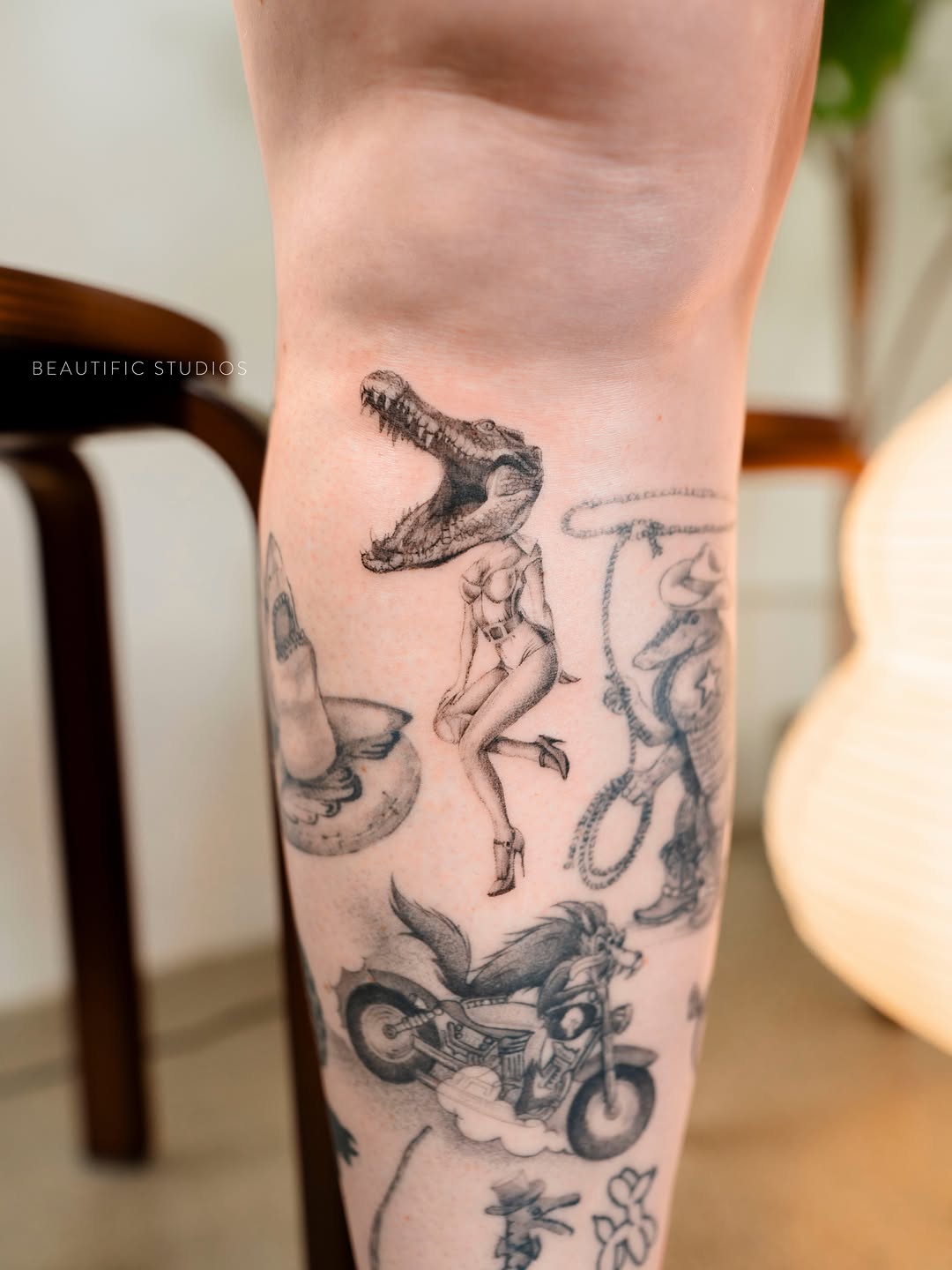 Tattoo by @chaseheindel.ink β illustrative, black_and_grey