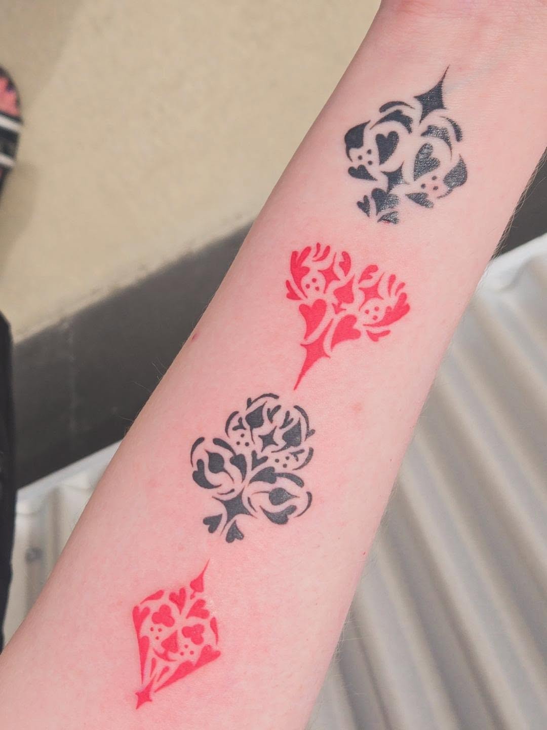 Tattoo by @cfrink.ink — blackwork, geometric