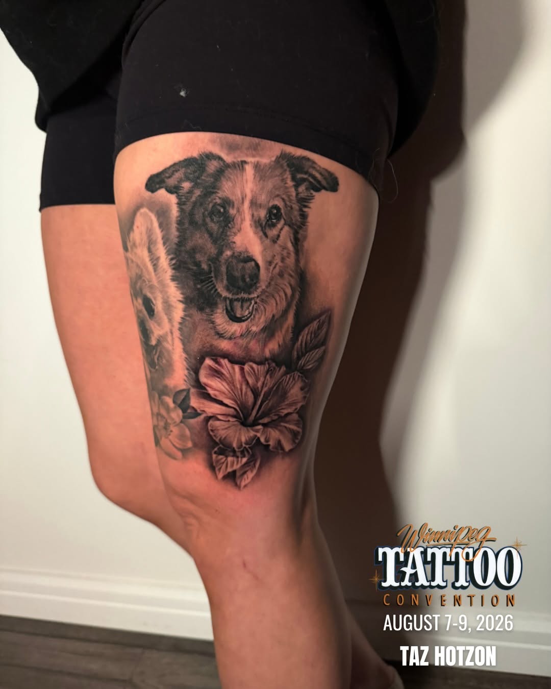 Tattoo by @tazhotzon โ realism, black_and_grey