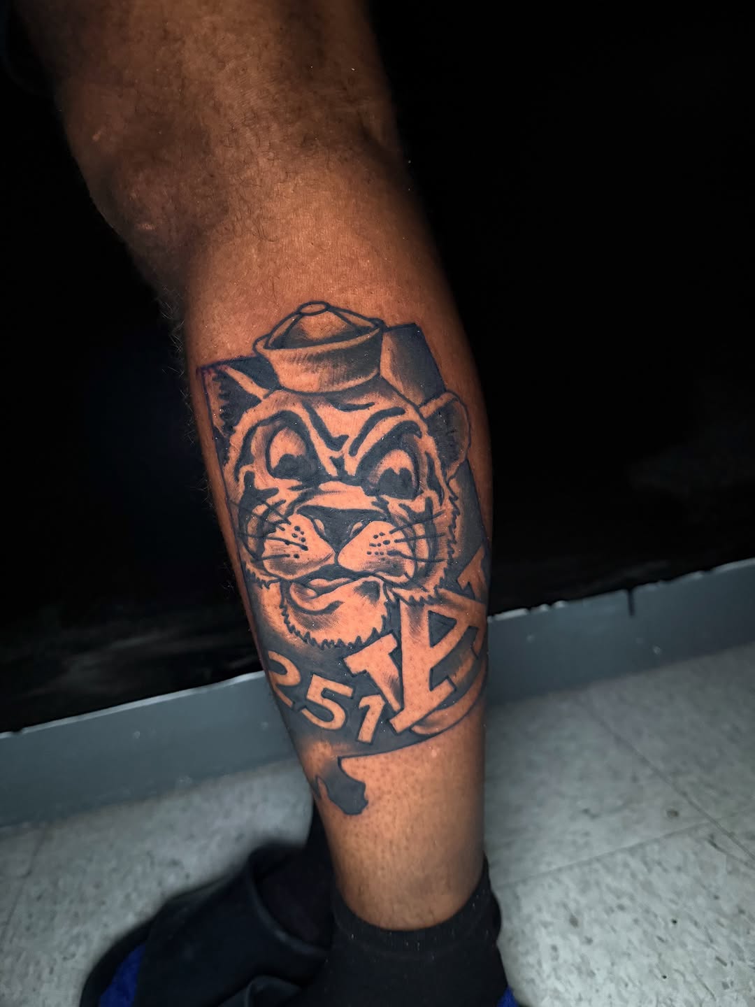 Tattoo by @tattoohabit — black_and_grey, new_school