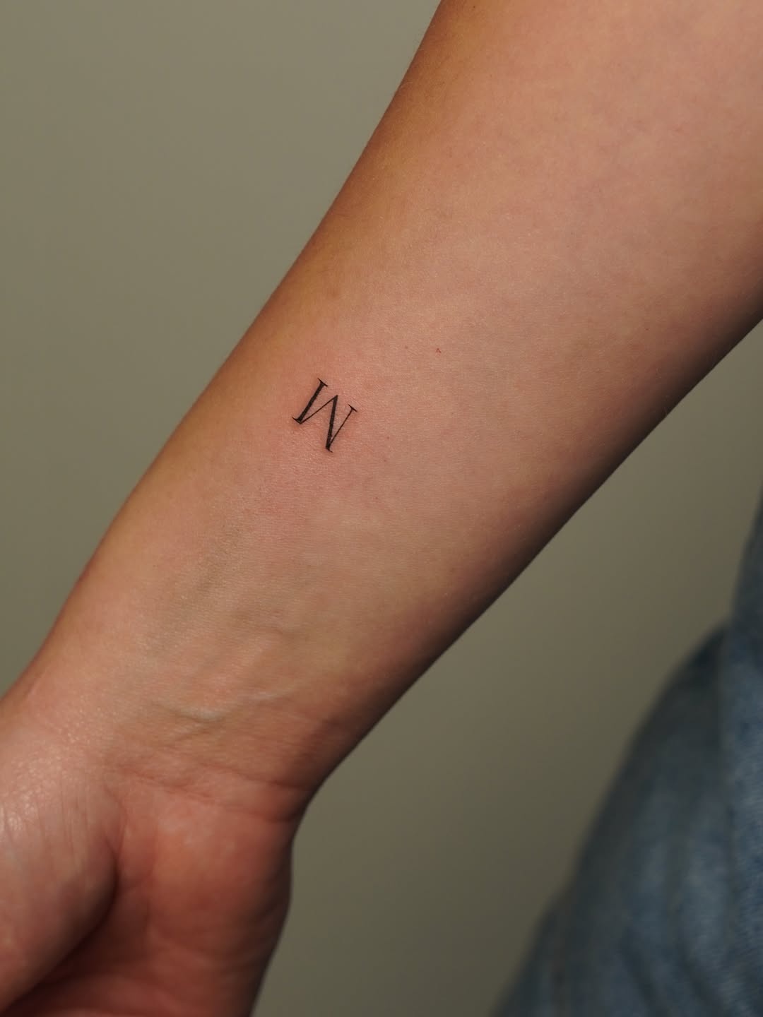 Tattoo by @danaeoxotattoos โ fine_line, lettering_script