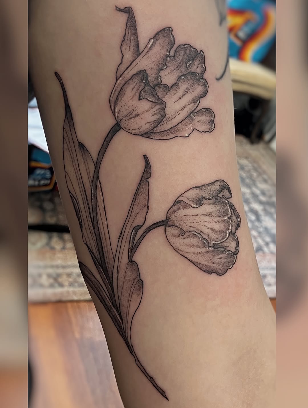 Tattoo by @joyinsorrowtattoo — fine_line, dotwork