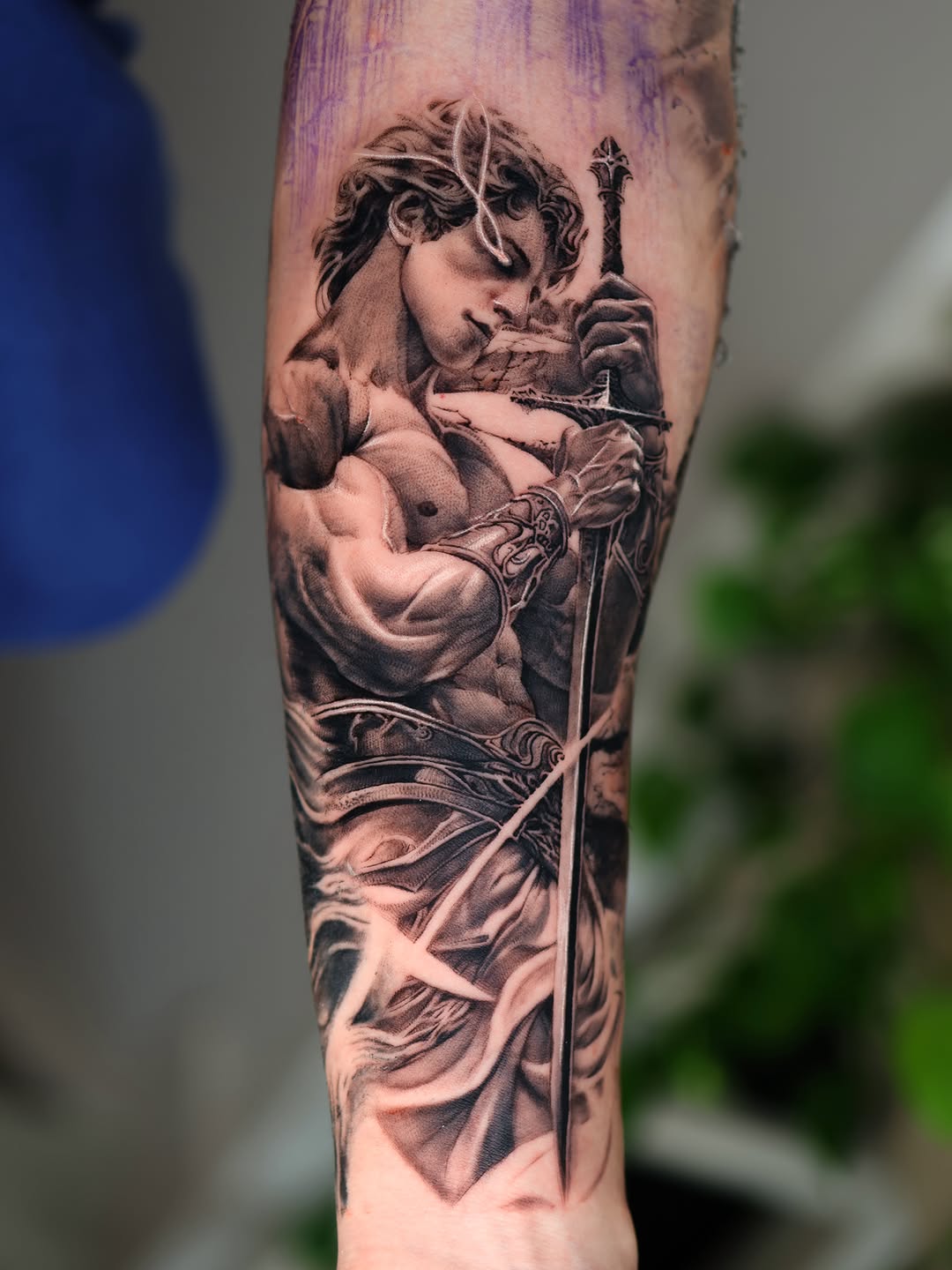 Tattoo by @tattooist_reset — realism, black_and_grey