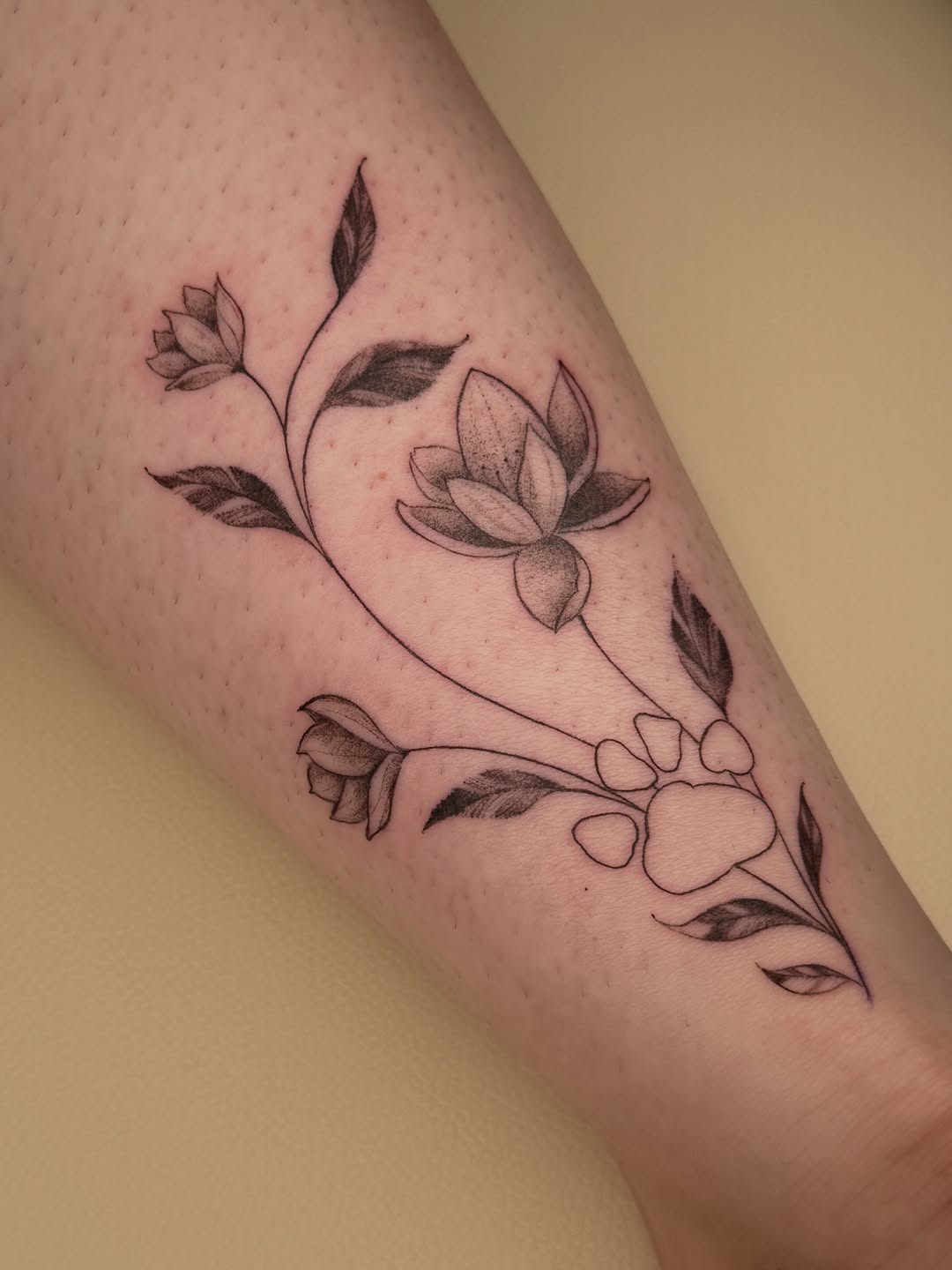 Tattoo by @inkbysana — fine_line, black_and_grey