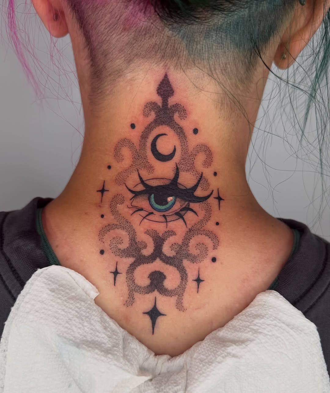 Tattoo by @peachyansley β illustrative, dotwork