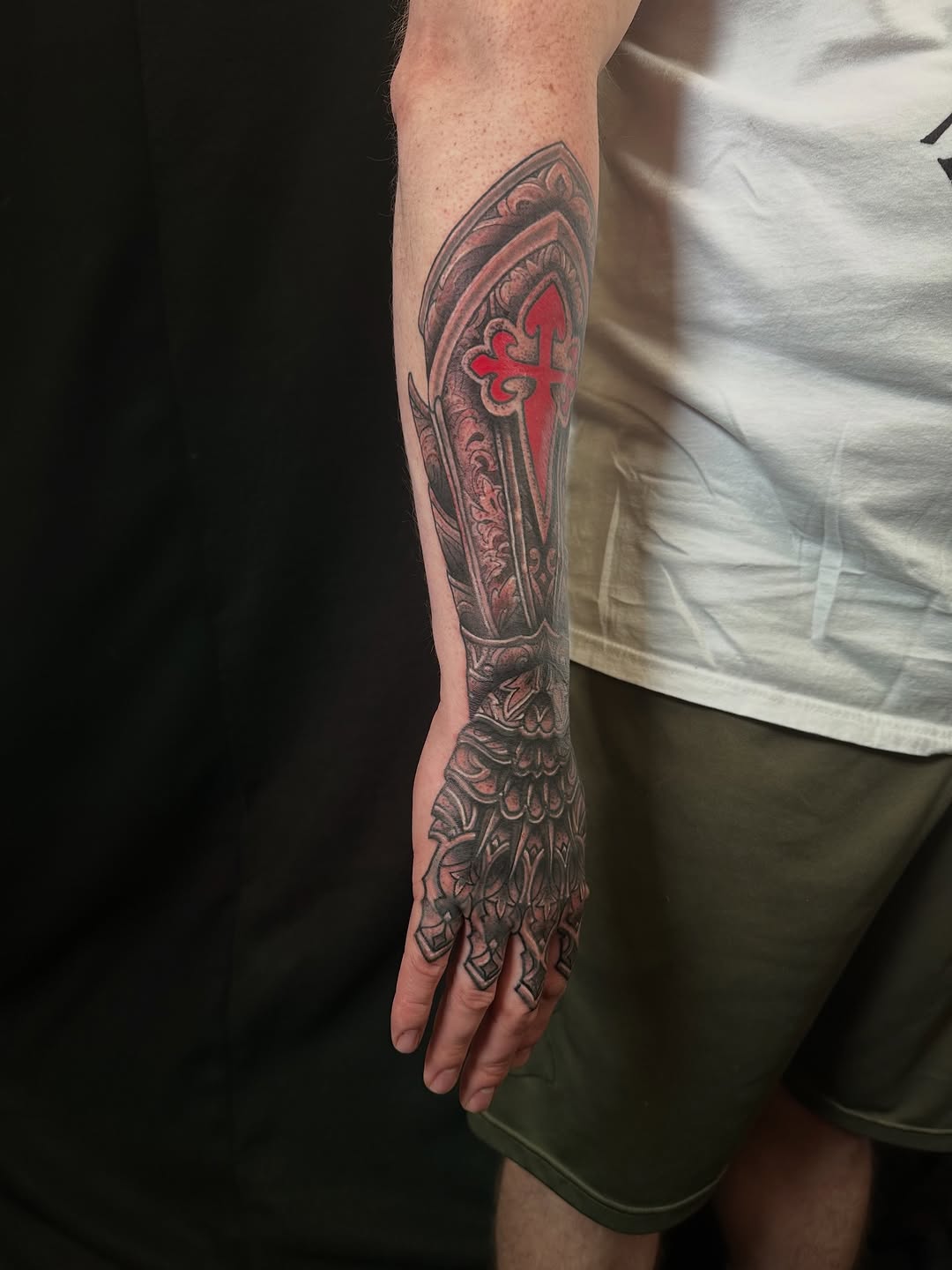 Tattoo by @electricunicorn — black_and_grey, ornamental