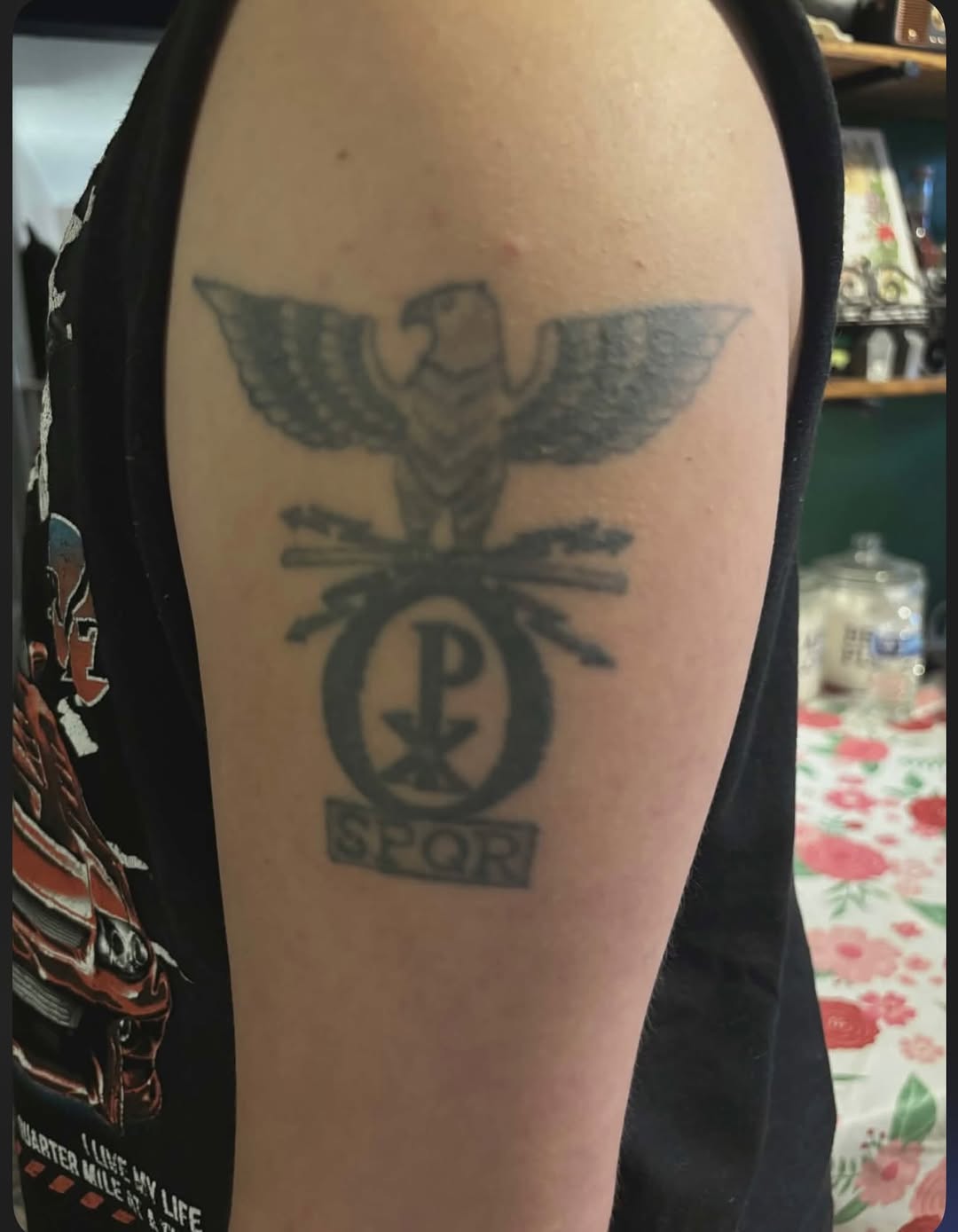 Tattoo by @starrdvst_ โ black_and_grey, realism