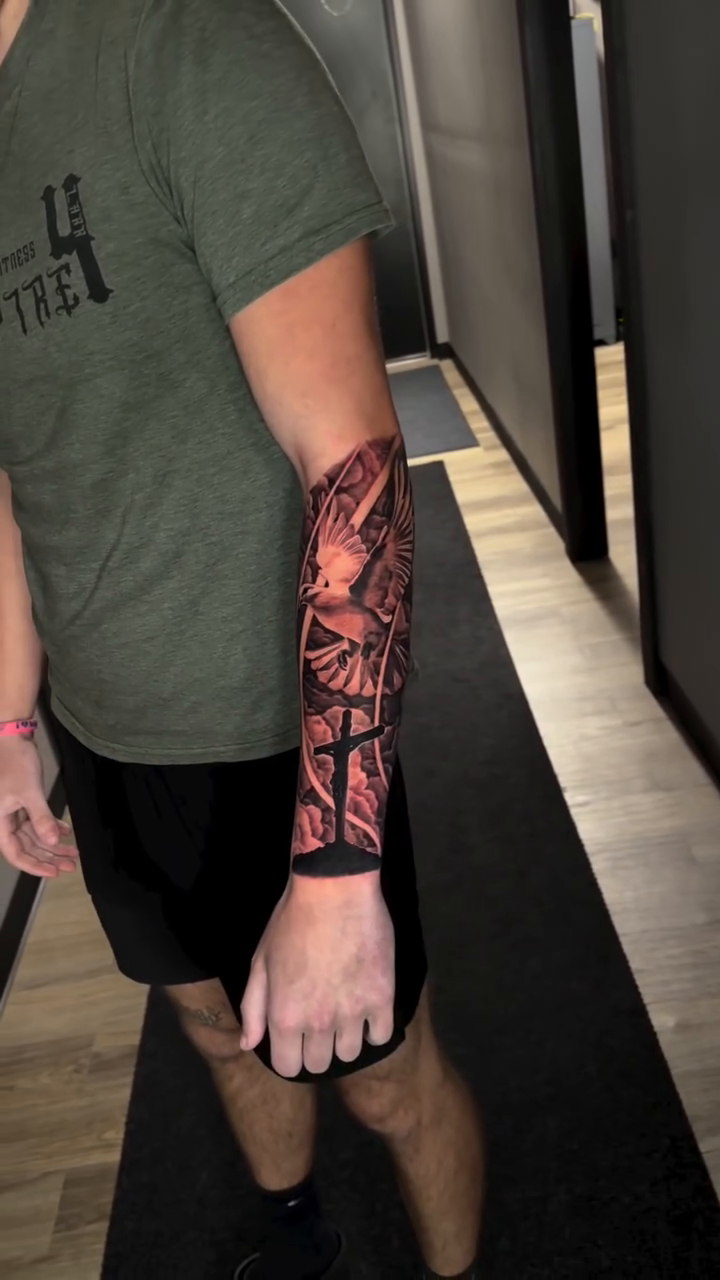 Tattoo by @chadbelltattoos โ geometric, blackwork