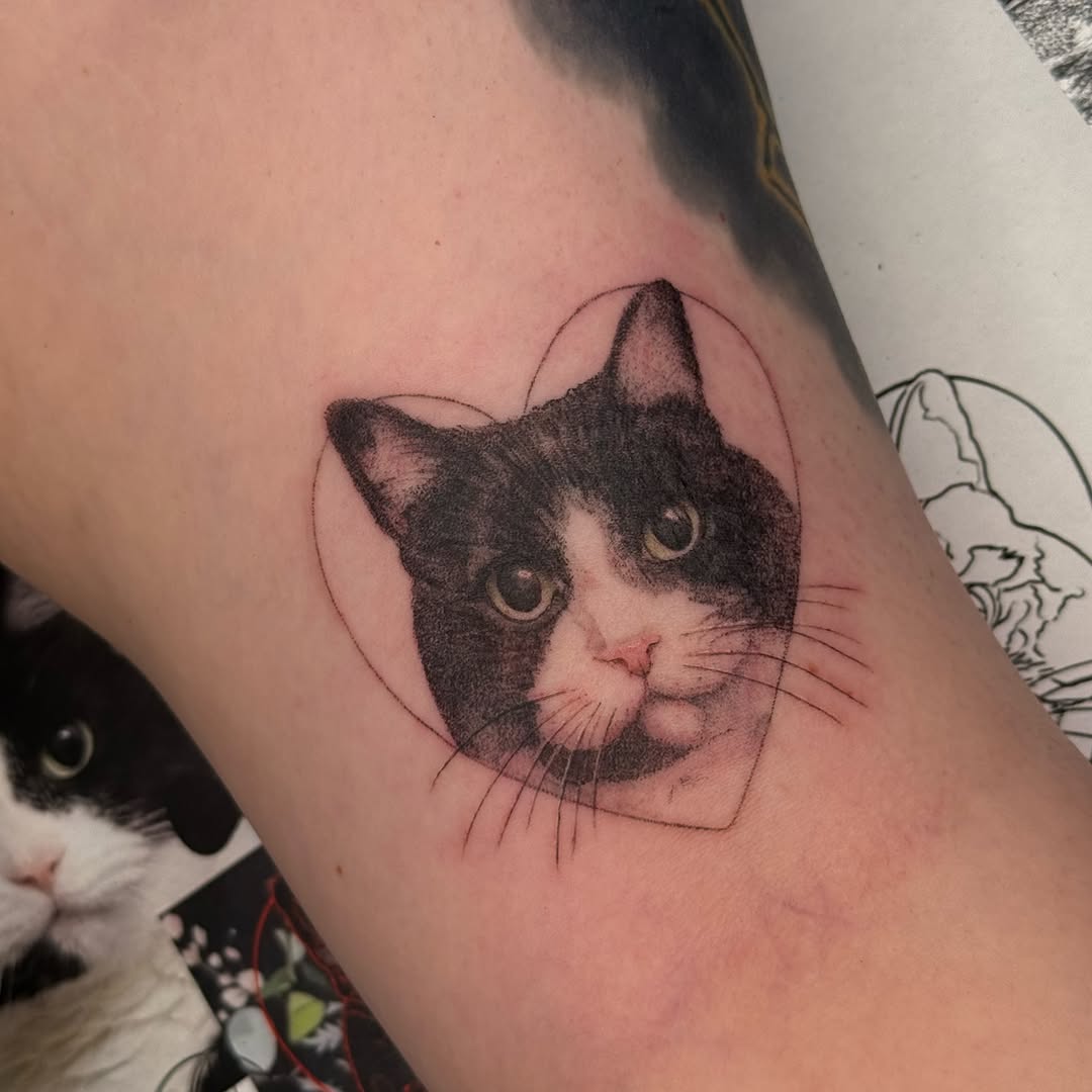 Tattoo by @roselutattoo — realism, black_and_grey