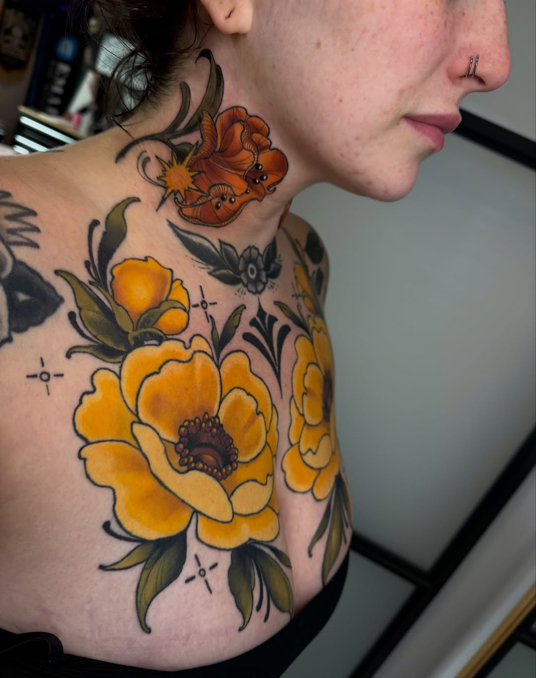Tattoo by @ladysharktattoos — neo_traditional, realism