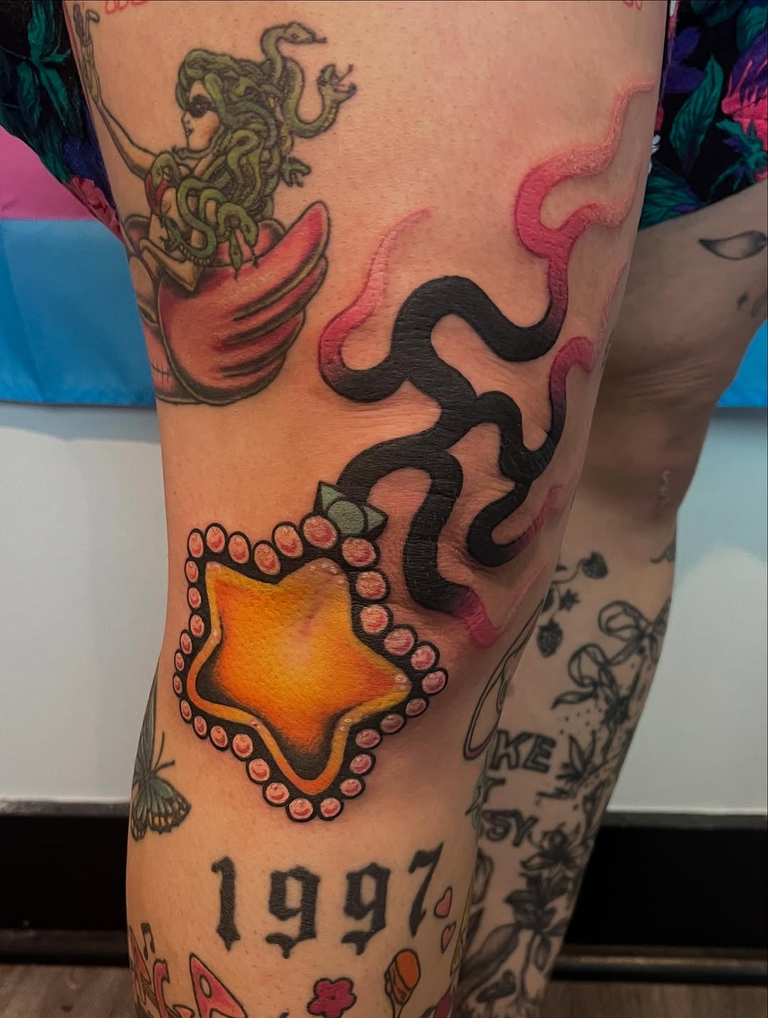 Tattoo by @jessp_tattoo — illustrative, new_school