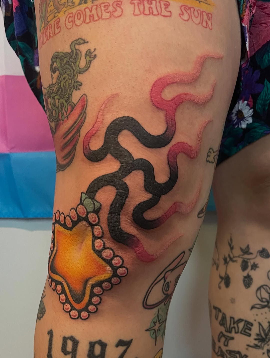Tattoo by @jessp_tattoo — illustrative, new_school
