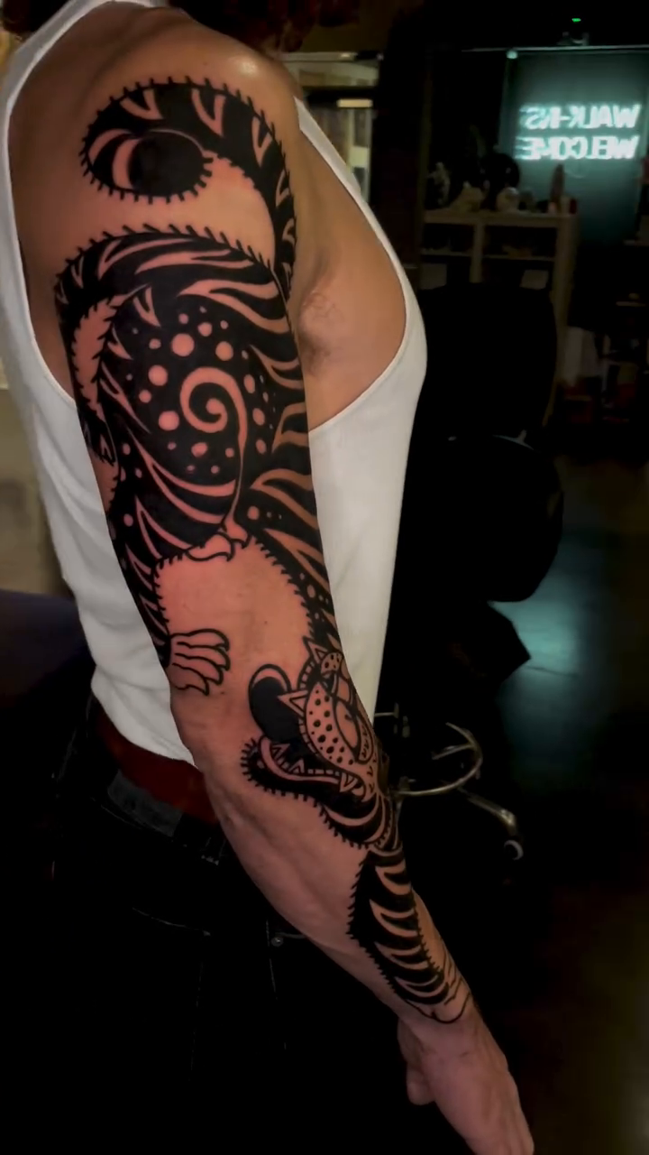 Tattoo by @nate.the.knife — blackwork, geometric