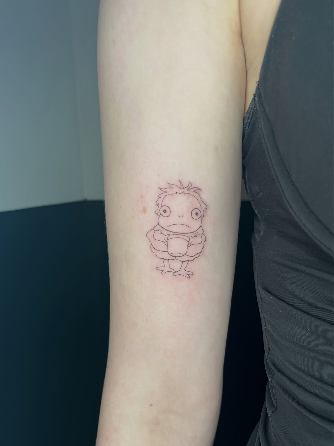 Tattoo by @kyramonterrosa — fine_line, anime
