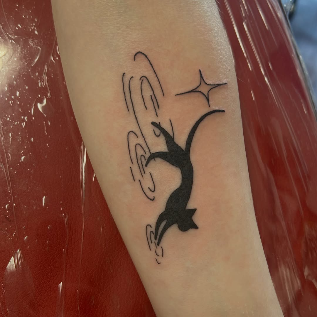 Tattoo by @mya.tattoos — fine_line, blackwork