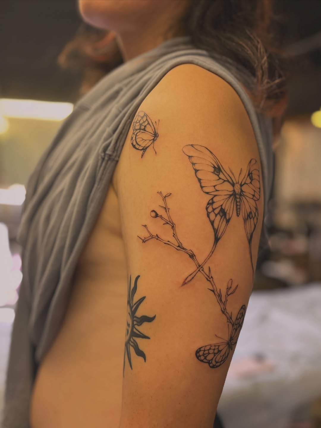 Tattoo by @crispyorchids — fine_line